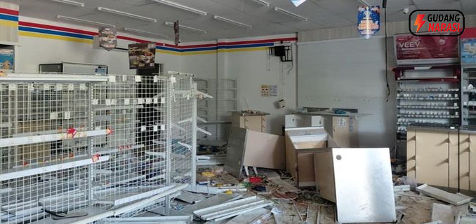 Akses Bantuan Terputus, Indomaret Sibolga Jadi Sasaran Penjarahan