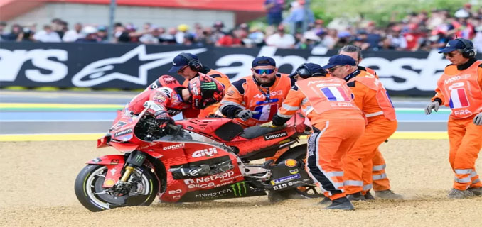 Klasemen Pembalap Paling Sering Jatuh MotoGP 2025