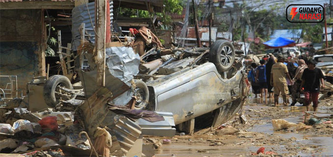 Aceh Tamiang Kota Zombie Sepekan Kelam Pascabanjir, Bau Bangkai Menyengat & Gelap Gulita
