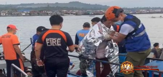 Kapal Feri Tenggelam di Filipina 15 Tewas, Puluhan Hilang