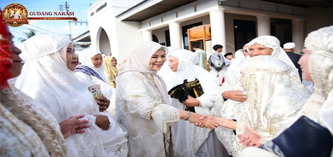 Wagub Idah Salat Idulfitri di Masjid Asy Syahidah Simbol Kebersamaan Keluarga